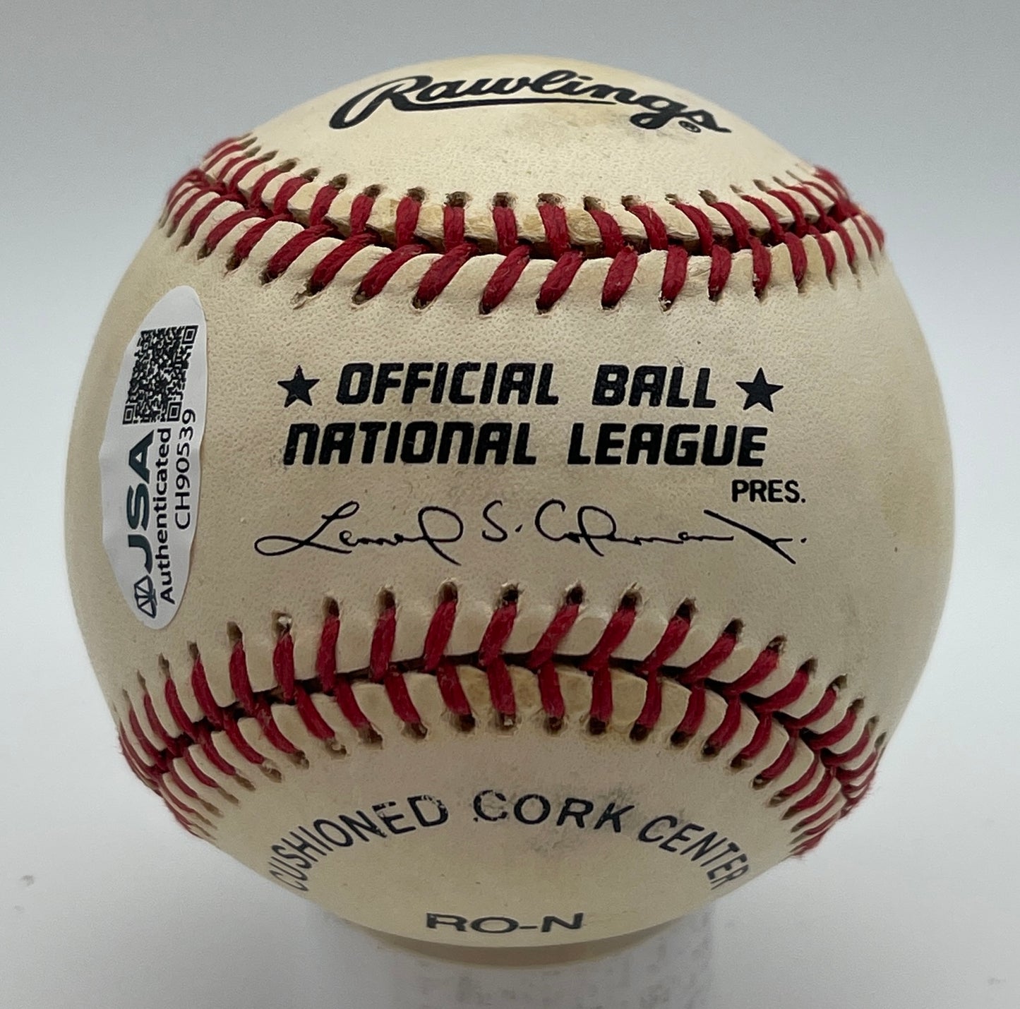 Al Gionfriddo Signed/Inscribed ONL Baseball Brooklyn Dodgers JSA 206144