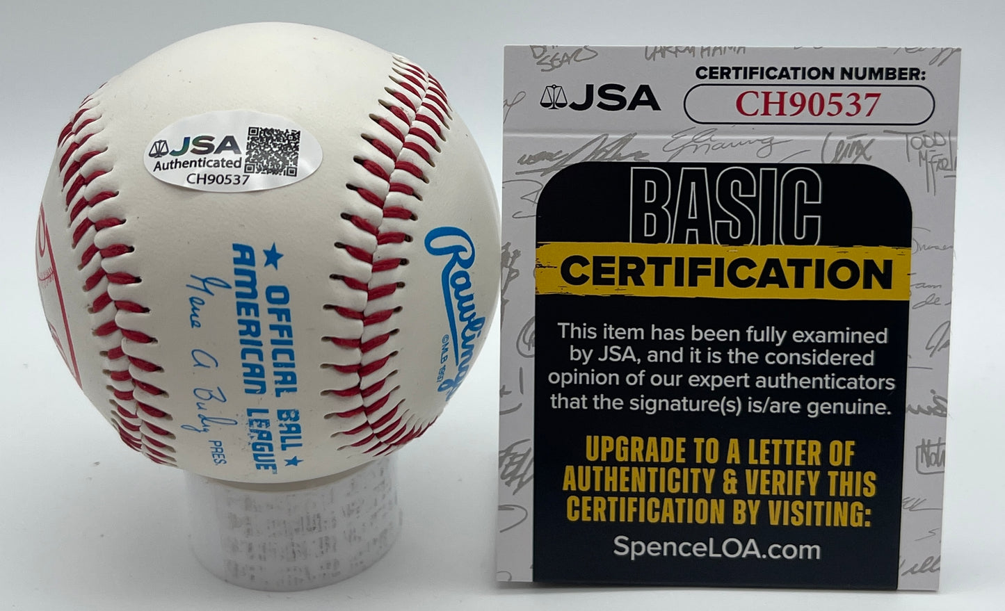 Goose Gossage Signed/Autographed OAL Yankees Baseball NY Yankees JSA 206147