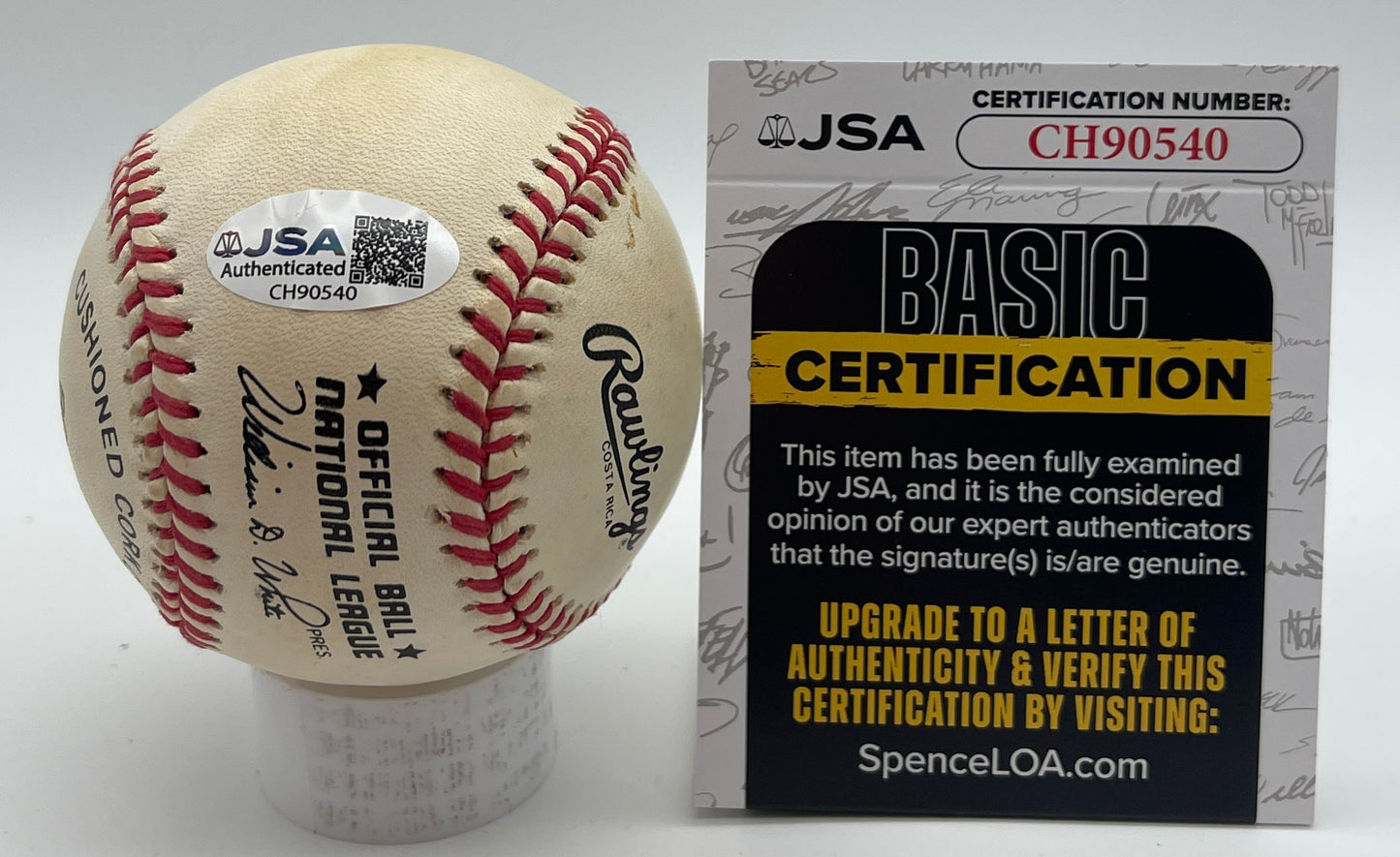 Al Gionfriddo Signed/Autographed ONL Baseball Brooklyn Dodgers JSA 206148