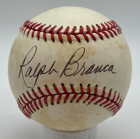 Ralph Branca Signed/Autographed ONL Baseball Brooklyn Dodgers JSA 206149