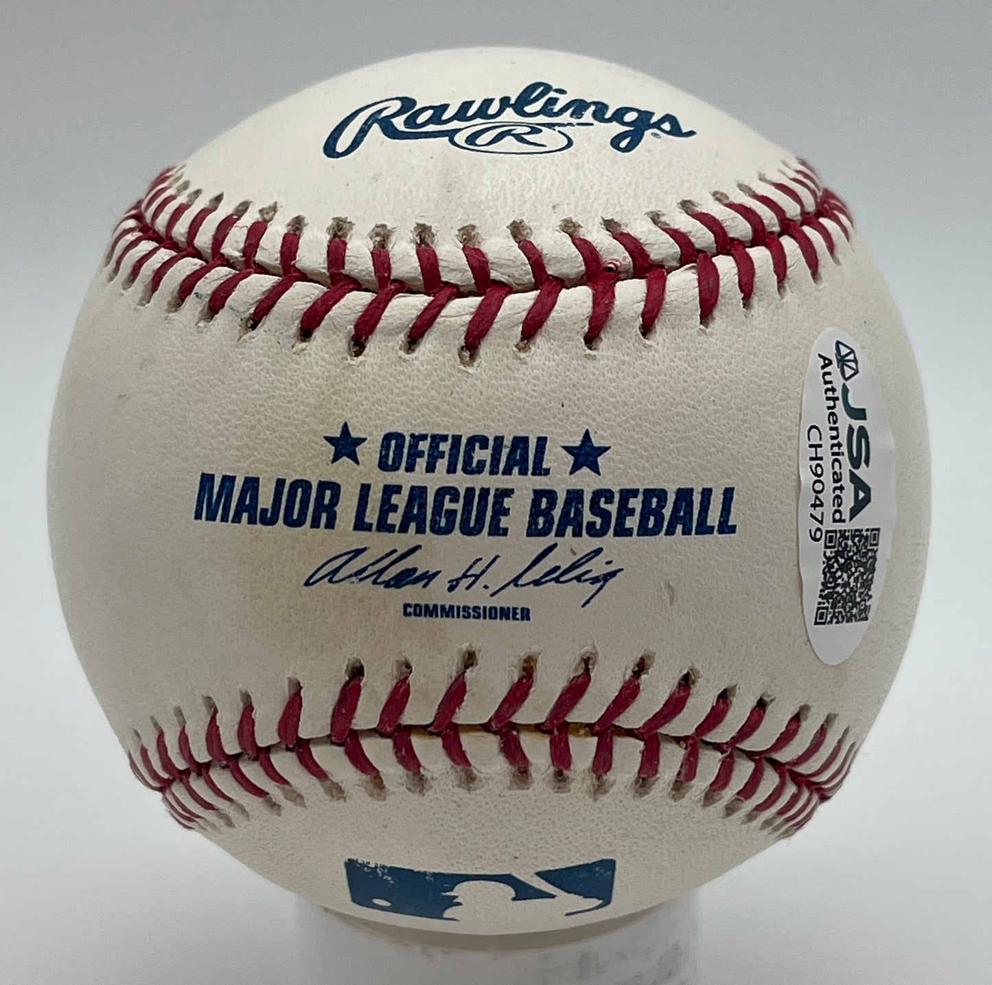 Miguel Tejada Signed/Inscribed "MVP 2002" OML Baseball Oakland A's JSA 206158