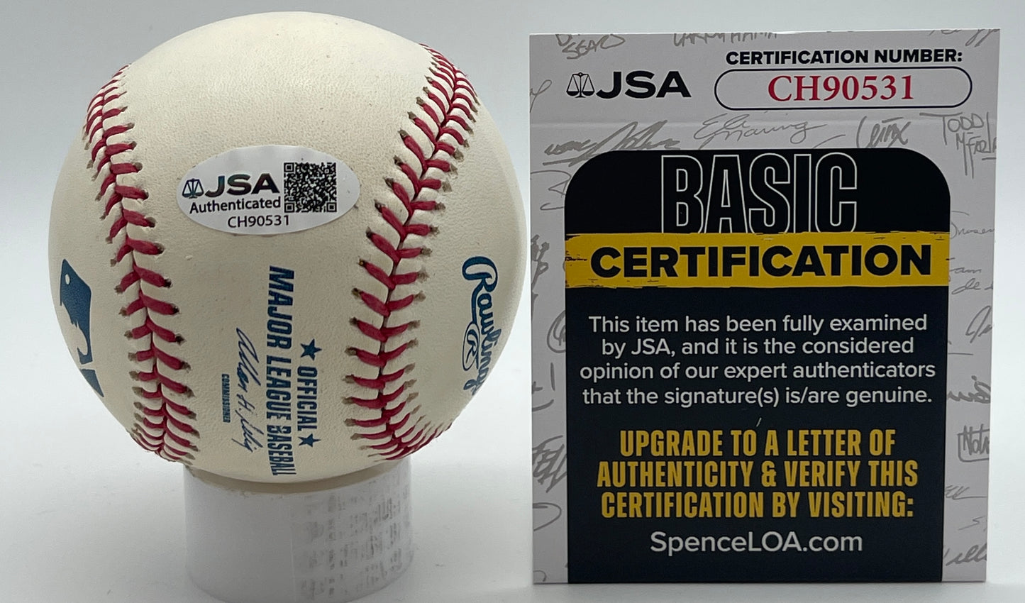Ron Guidry Signed/Autographed OML Baseball New York Yankees JSA 206159