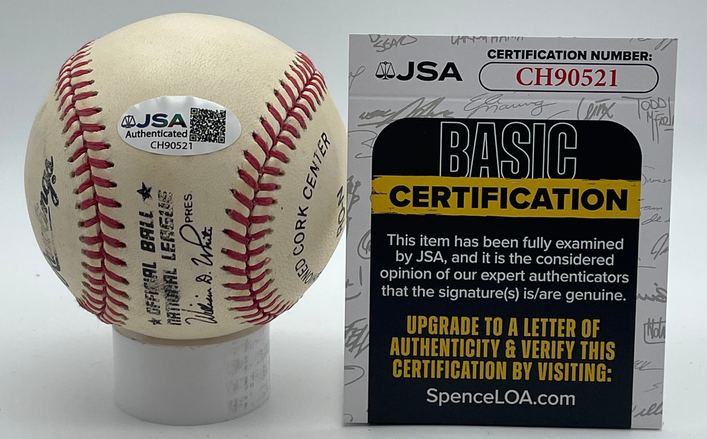 Dolph Camilli Signed/Autographed ONL Baseball Brooklyn Dodgers JSA 206166