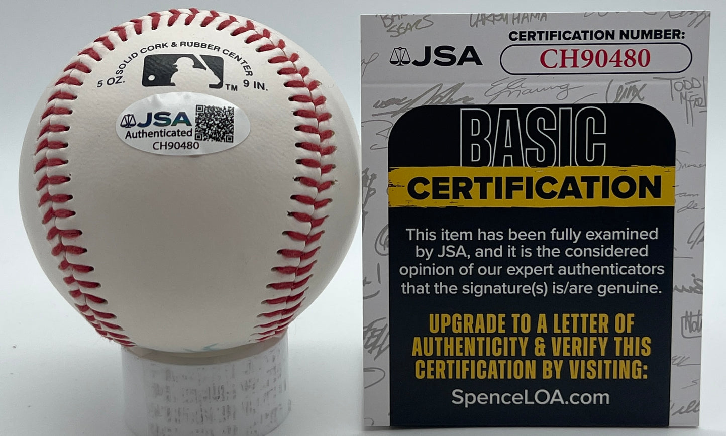 Brian Cashman Signed/Auto OL Baseball New York Yankees GM PSA/DNA 206152