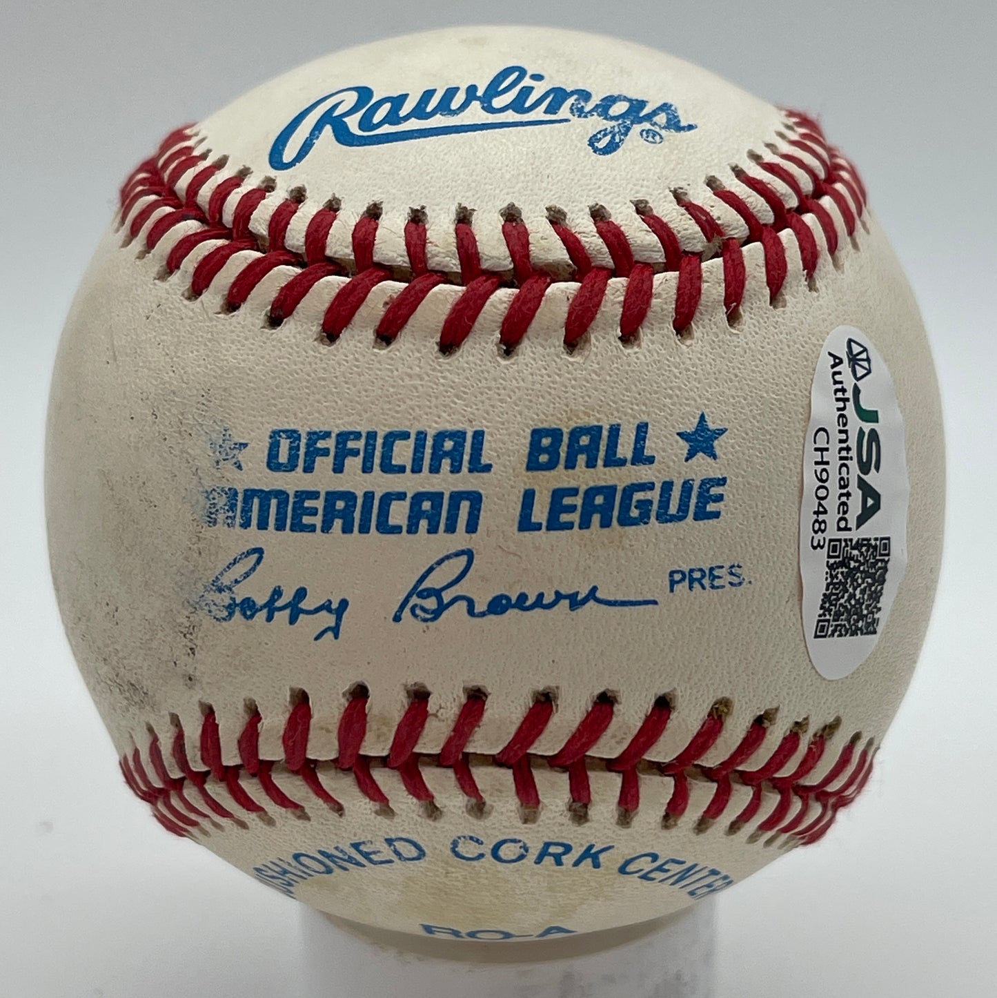 Cecil Fielder Signed/Autographed OAL Baseball Detroit Tigers JSA 206156