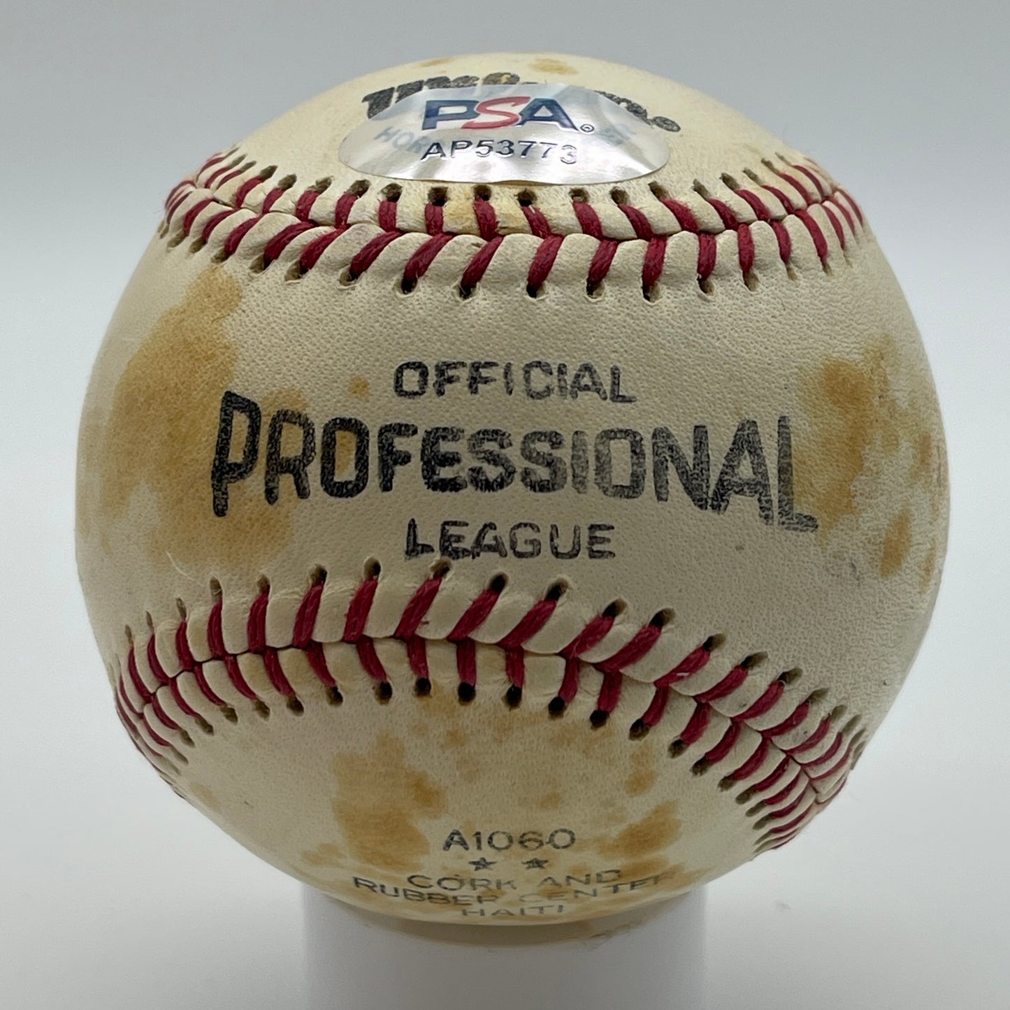 Johnny Vander Meer Signed/Auto OPL Baseball Cincinnati Reds PSA/DNA 206304