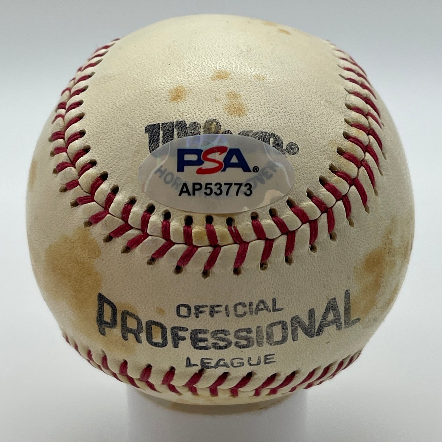 Johnny Vander Meer Signed/Auto OPL Baseball Cincinnati Reds PSA/DNA 206304