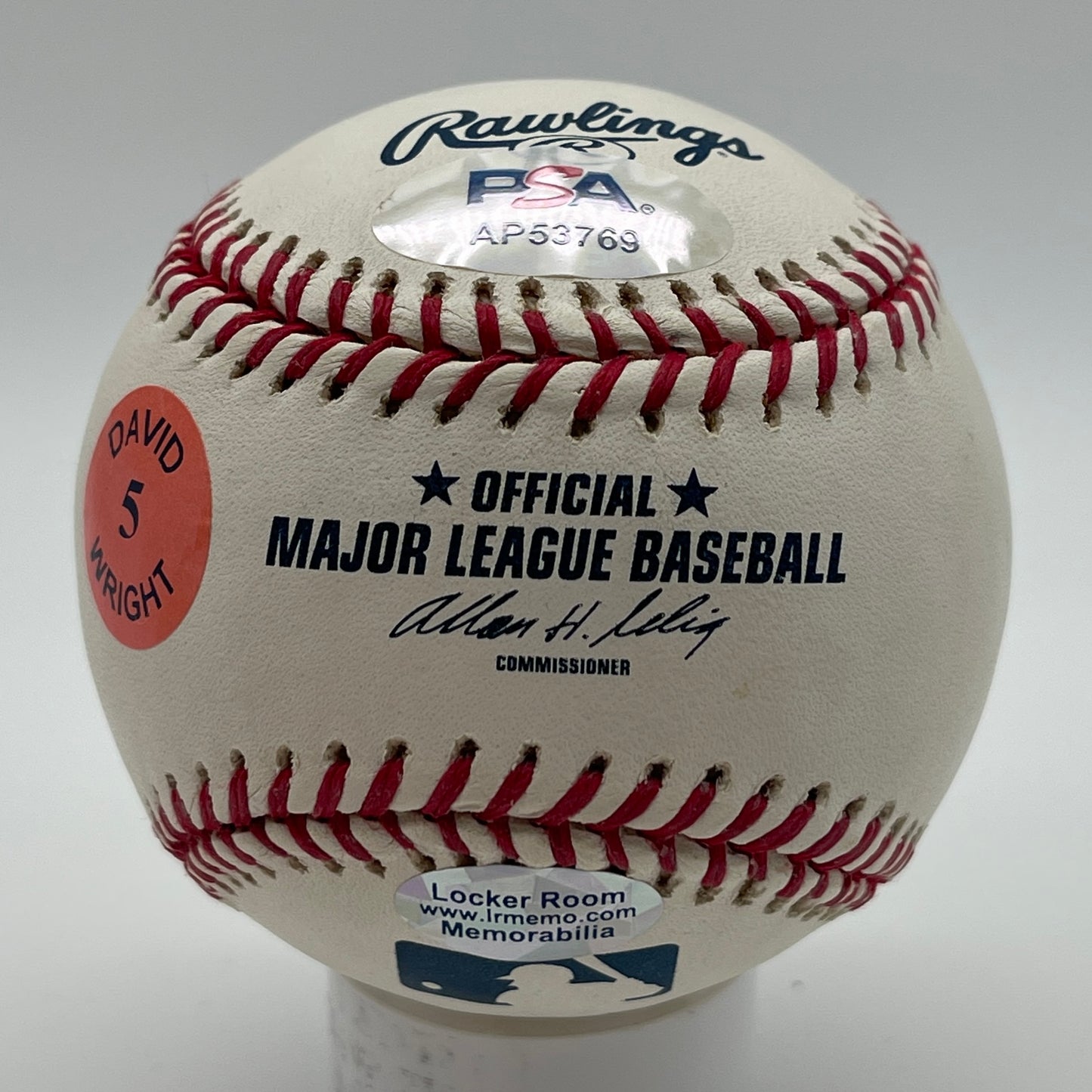 David Wright Signed/Autographed OML Baseball New York Mets PSA/DNA 206314