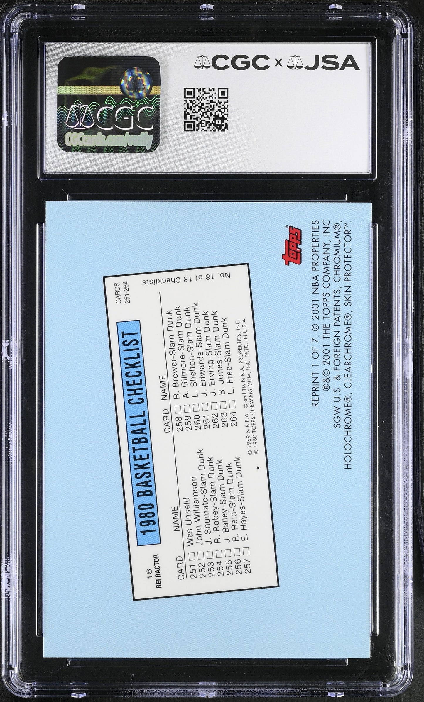 Magic Johnson 2000-01 Topps Chrome Ref Signed Card #4 CGC x JSA 10 BA206504