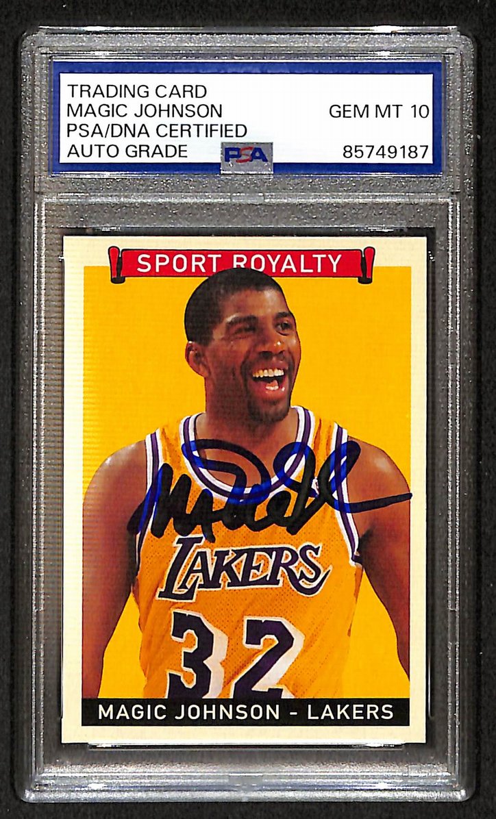 Magic Johnson 2008 Upper Deck Signed/Autographed Card #299 PSA/DNA 10 BA205854