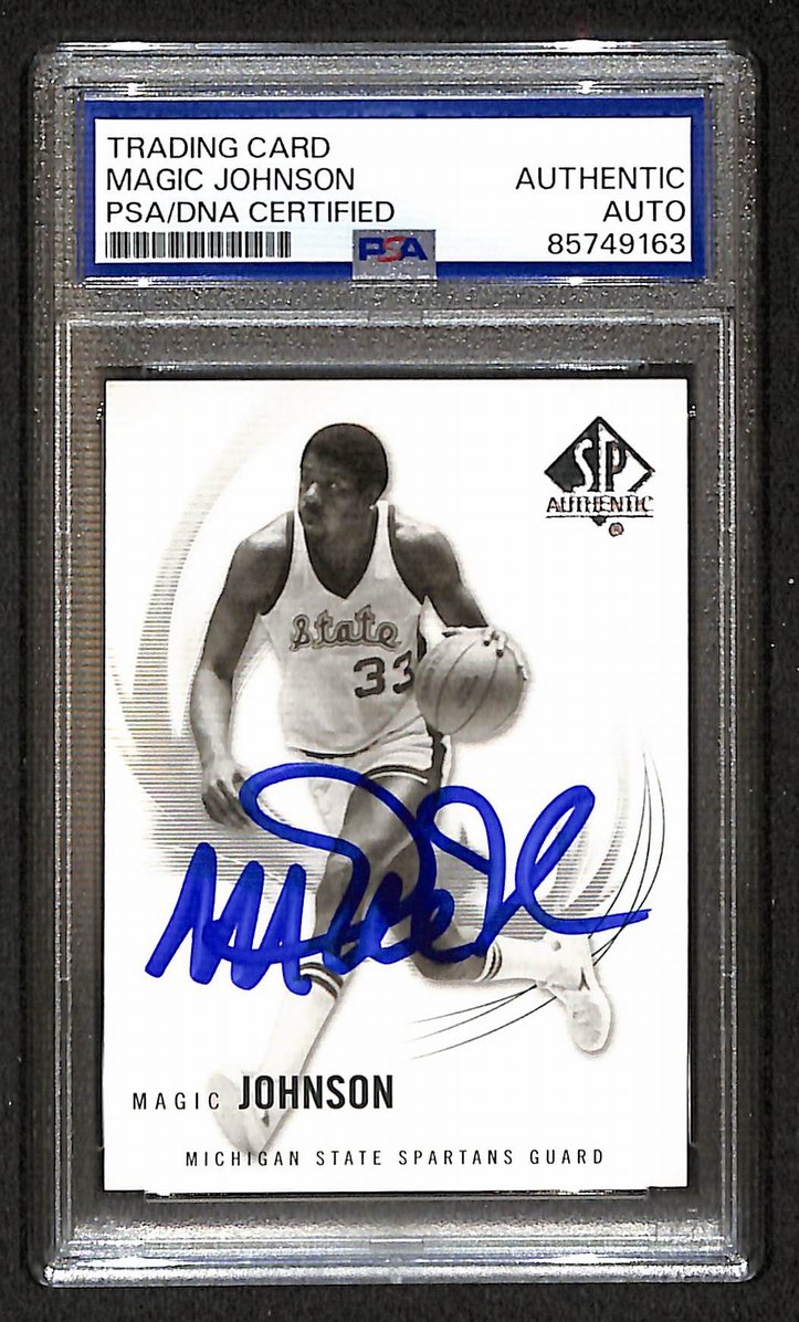 Magic Johnson 2010 Upper Deck SP Signed/Autographed Card #93 PSA/DNA  BA206355