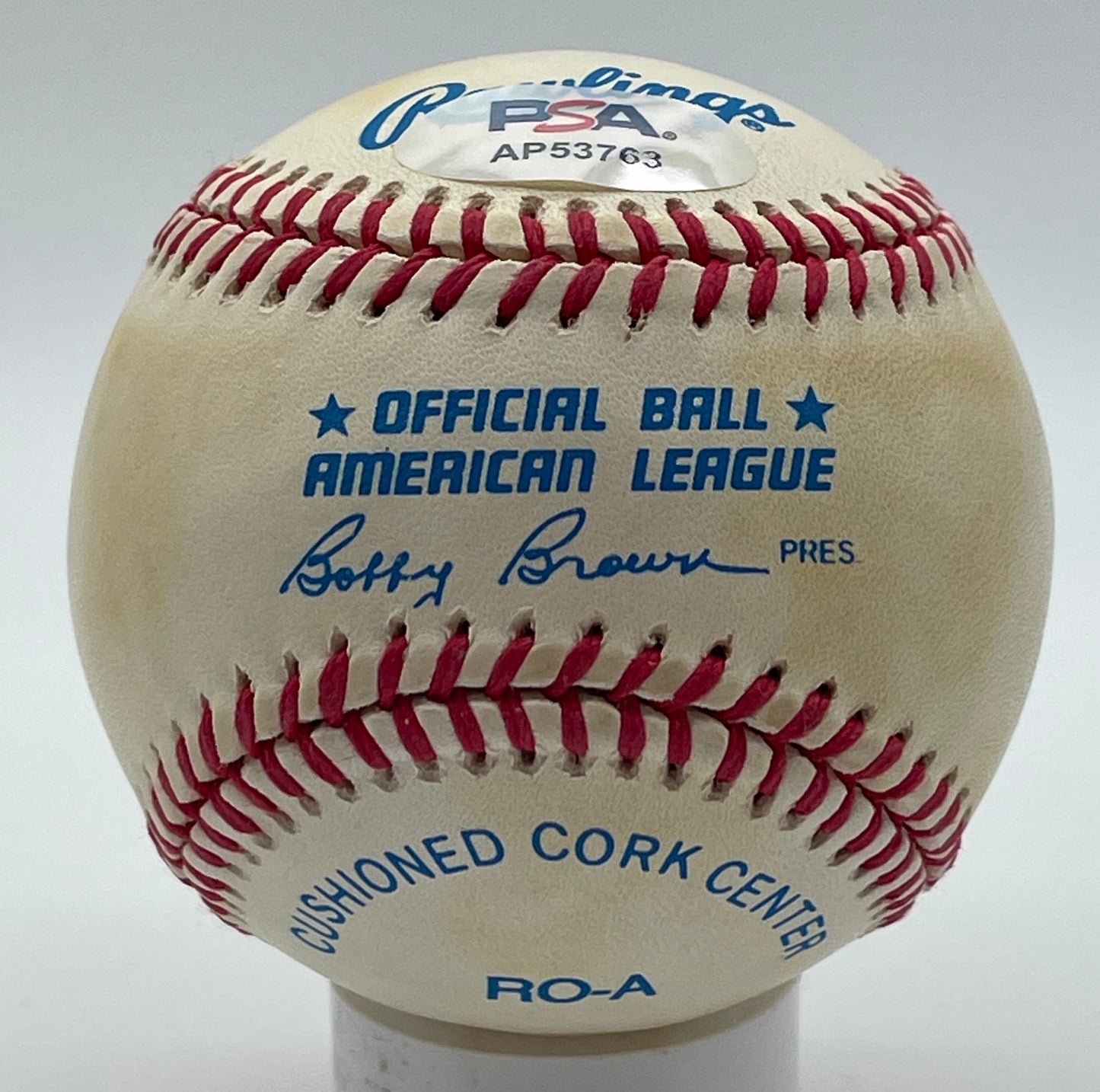 Bob Welch Signed/Inscribed OAL Baseball Los Angeles Dodgers PSA/DNA 206302
