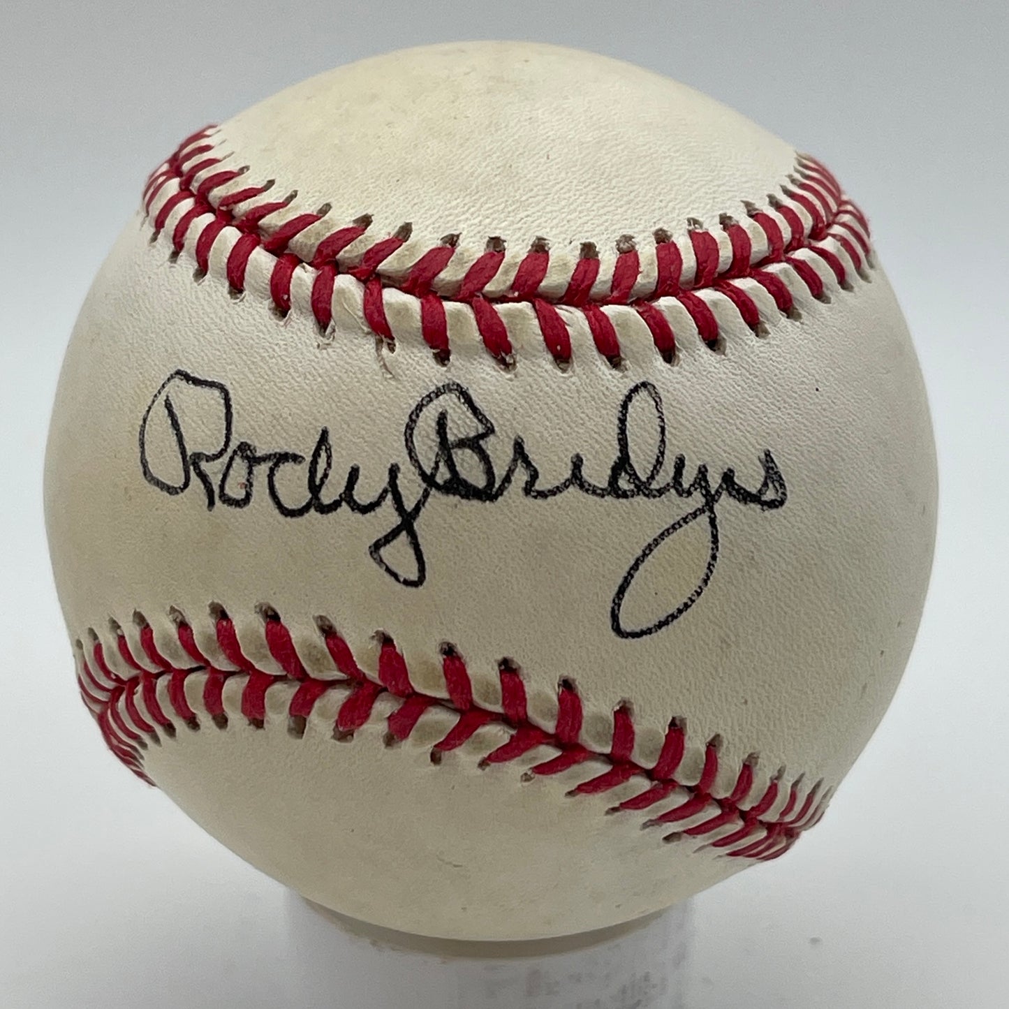 Rocky Bridges Signed/Autographed ONL Baseball Brooklyn Dodgers PSA/DNA 206318