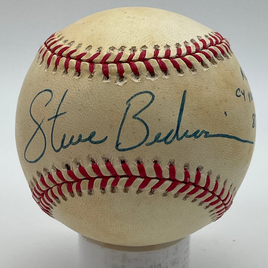 Steve Bedrosian Signed/Inscr OAL Baseball Philadelphia Phillies PSA/DNA 206319