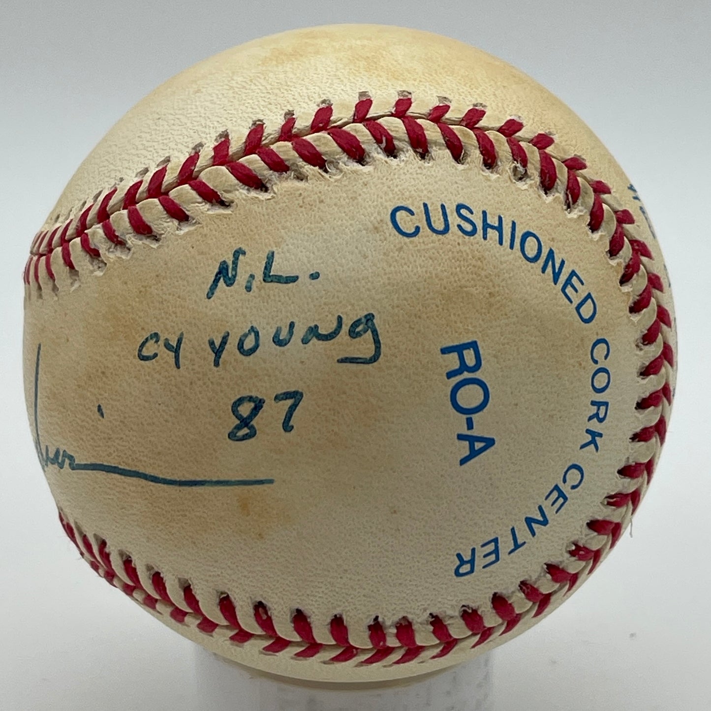 Steve Bedrosian Signed/Inscr OAL Baseball Philadelphia Phillies PSA/DNA 206319