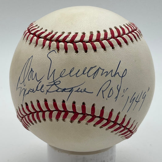 Don Newcombe Signed/Inscribed ONL Baseball Brooklyn Dodgers PSA/DNA 206323