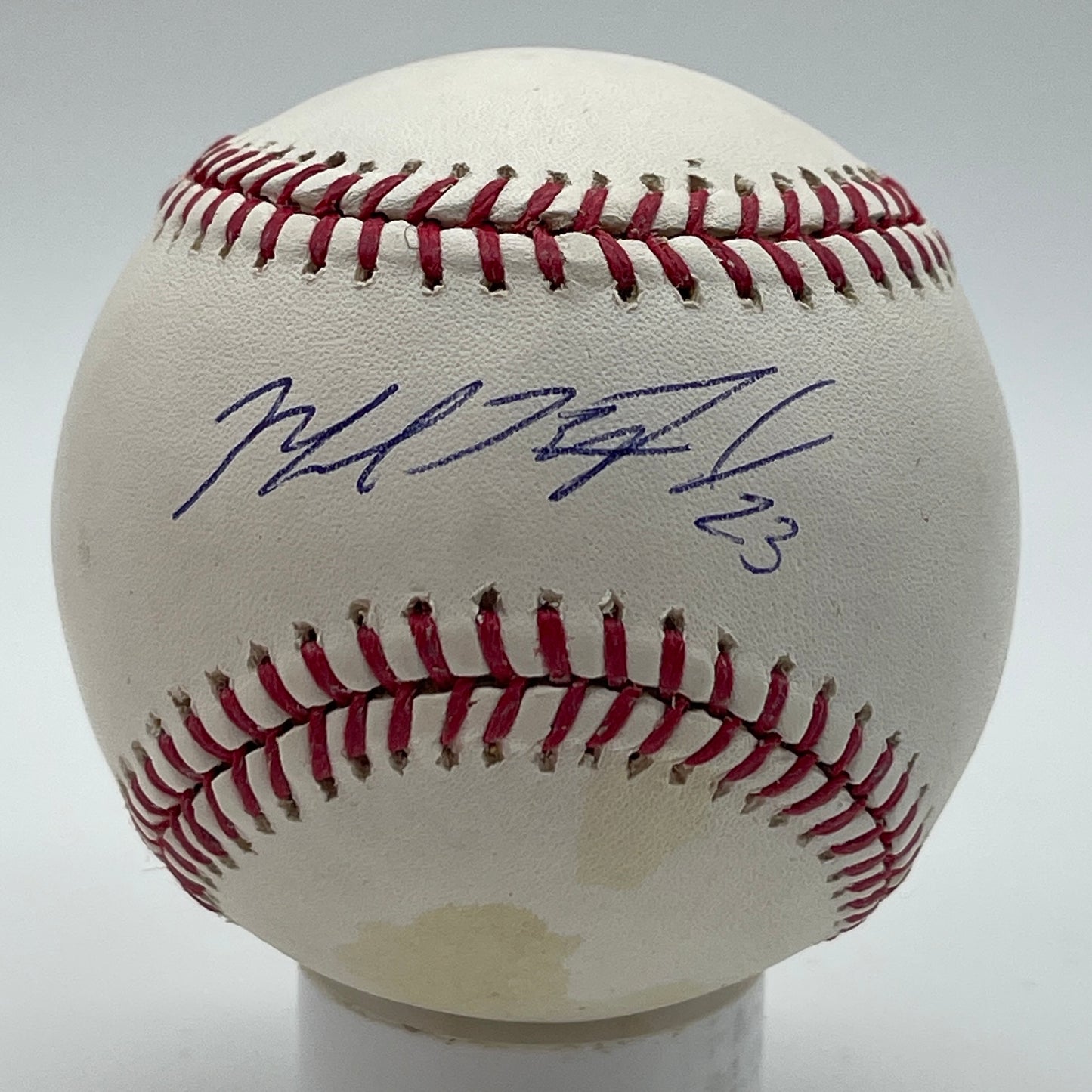 Michael Brantley Signed/Auto OML Baseball Cleveland Indians PSA/DNA 206325