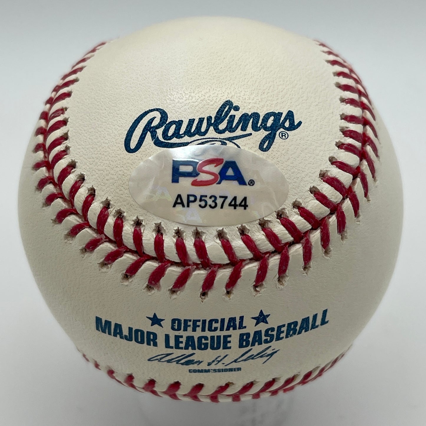 Lou Brock HOF Signed/Auto OML Baseball St. Louis Cardinals PSA/DNA 206348