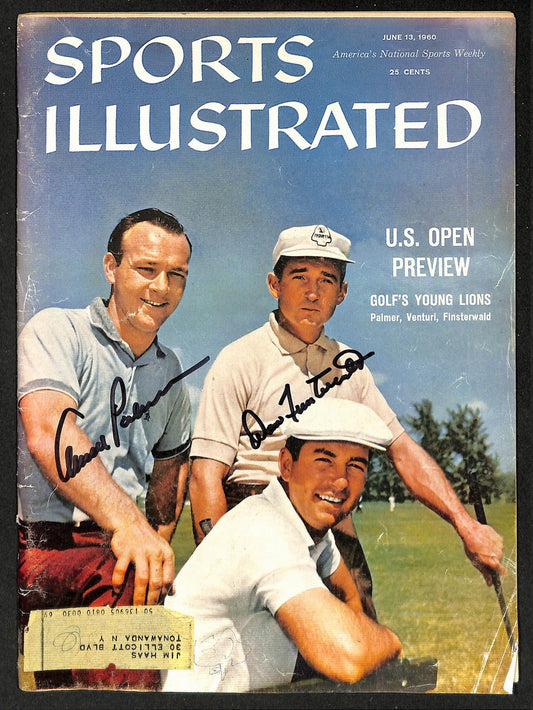 Arnold Palmer & Don Finsterwald Signed 1960 Sports Illustrated PSA/DNA