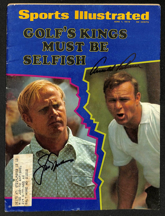 Arnold Palmer & Jack Nicklaus Signed 1970 Sports Illustrated PSA/DNA
