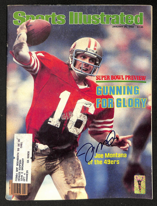 Joe Montana 49ers Signed/Auto 1982 Sports Illustrated 1st Cover PSA/DNA
