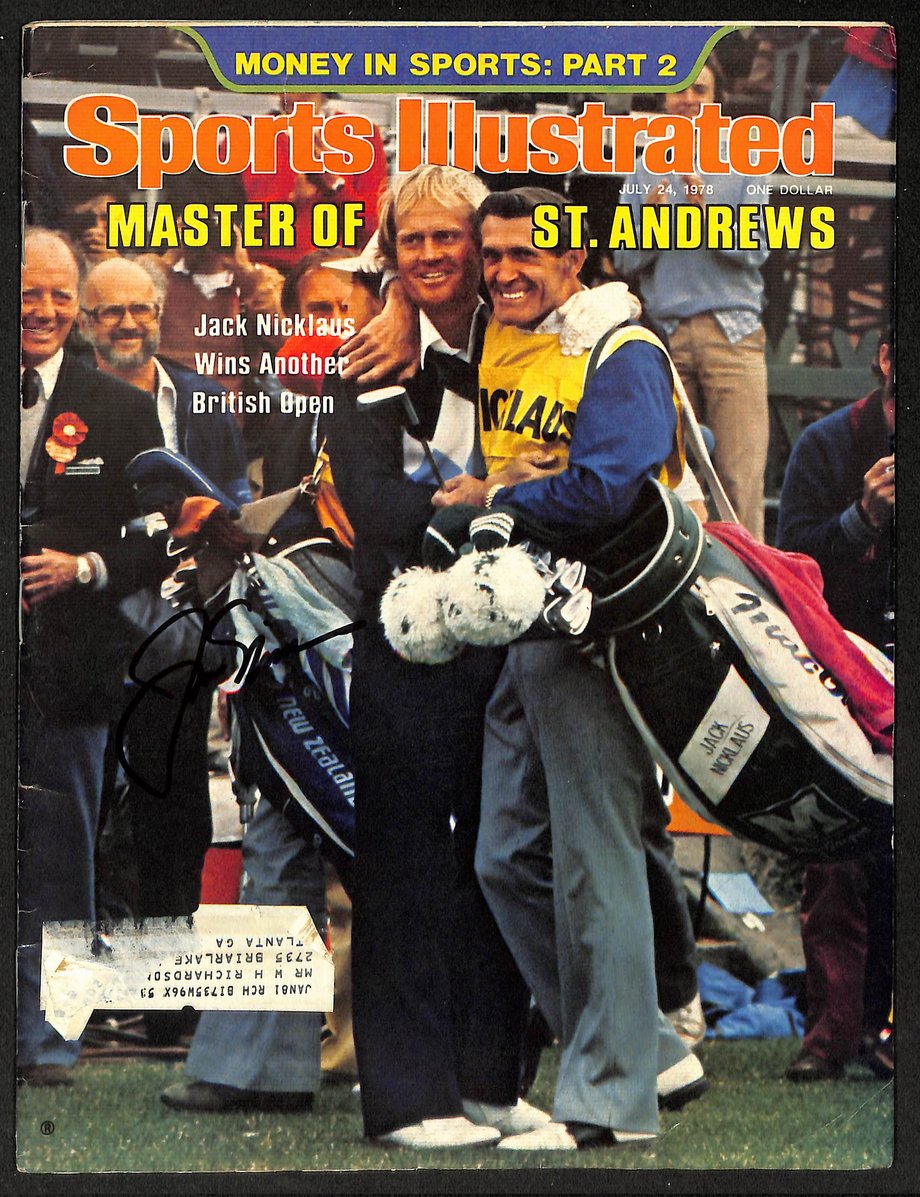 Jack Nicklaus Signed/Autographed 1978 Sports Illustrated Mag PSA/DNA