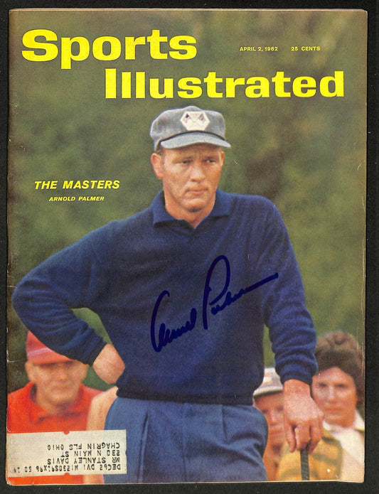 Arnold Palmer Signed/Auto 1962 Masters Sports Illustrated Mag PSA/DNA