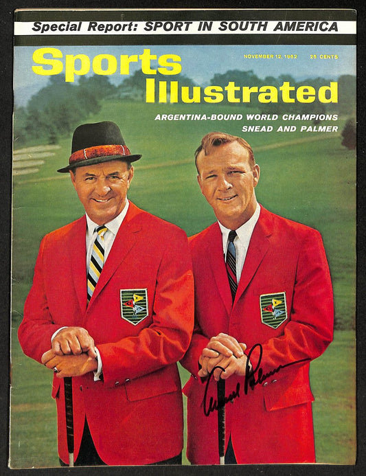 Arnold Palmer Signed/Auto 1962 Sports Illustrated No Label PSA/DNA
