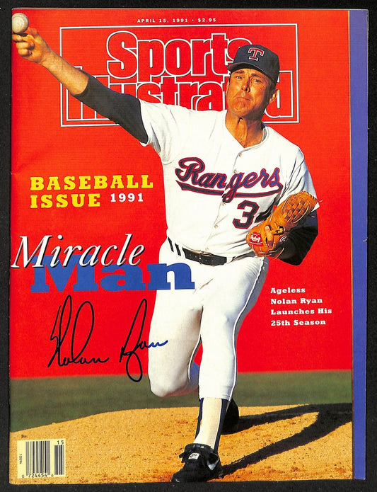 Nolan Ryan Signed/Autographed 1991 Sports Illustrated No Label PSA/DNA