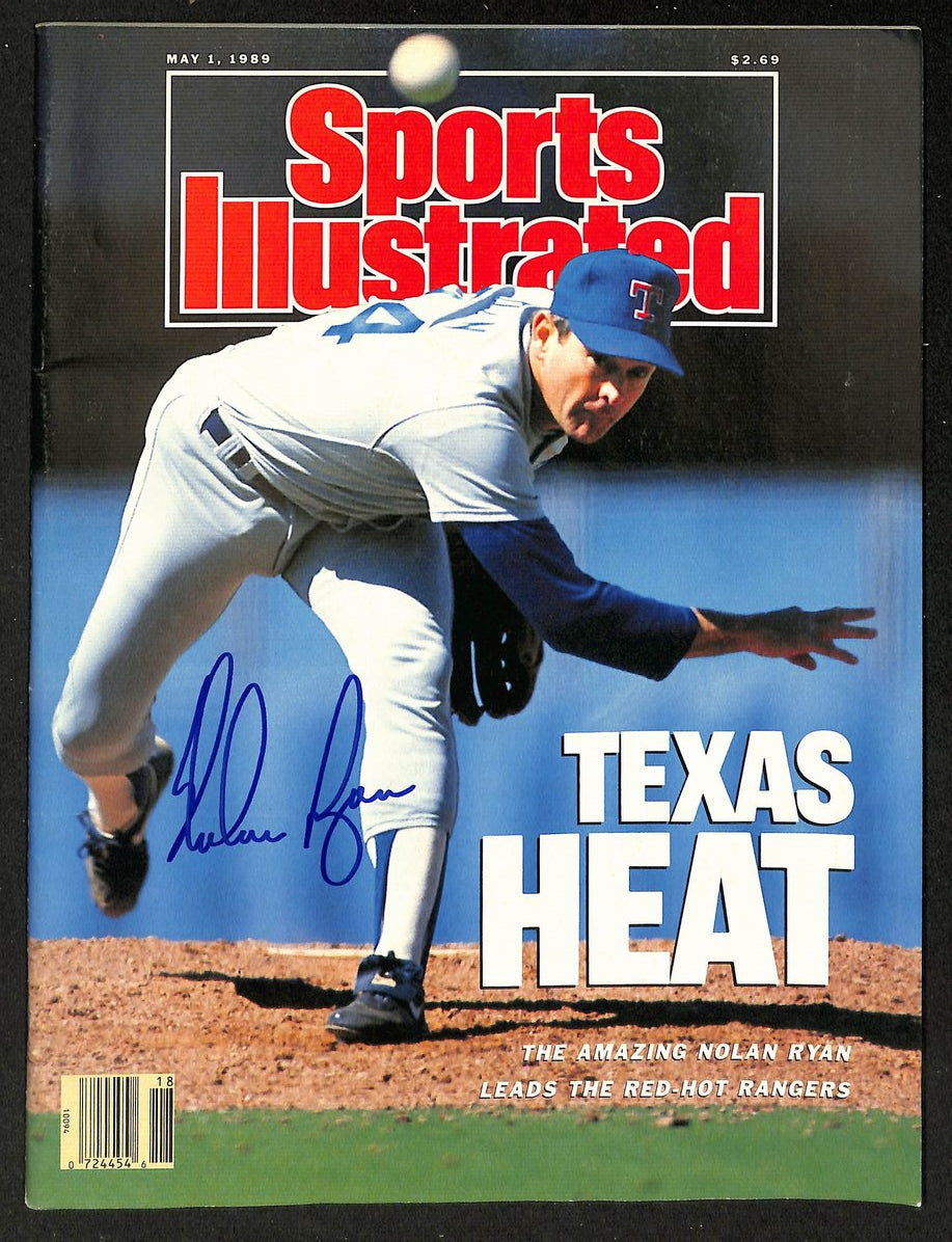 Nolan Ryan Signed/Autographed 1989 Sports Illustrated No Label PSA/DNA