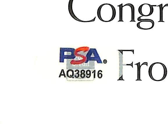 Tom Osborne Signed/Auto 1998 Commemorative Sports Illustrated PSA/DNA