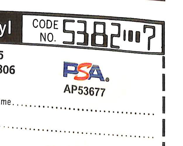 Jim Brown HOF 71 Signed/Autographed 1964 Dell Sports Magazine PSA/DNA