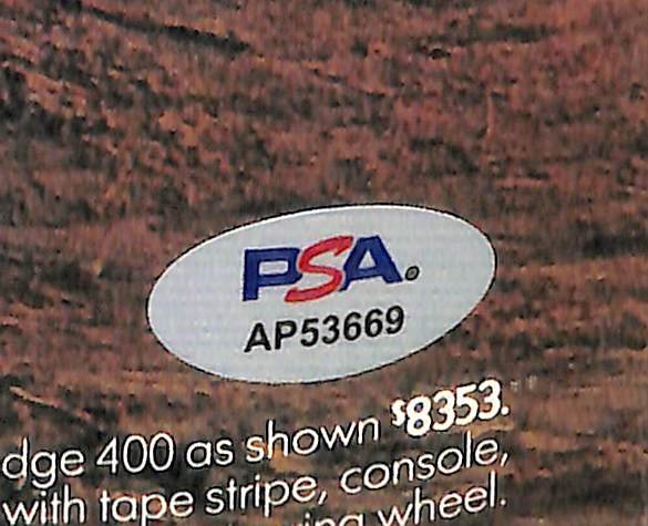 Larry Bird Celtics Signed/Autographed 1981 Sports Illustrated PSA/DNA