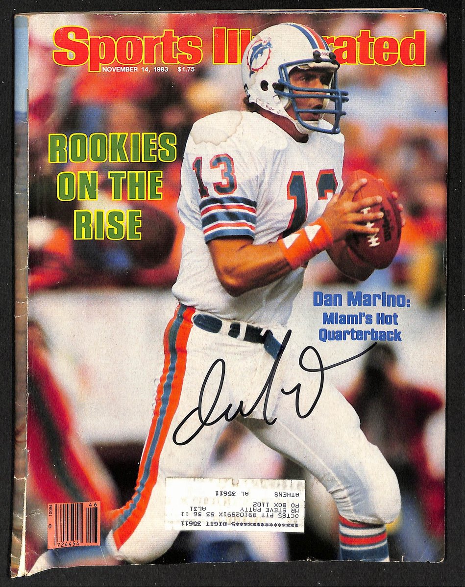 Dan Marino Signed/Autographed 1983 Sports Illustrated 1st Cover PSA/DNA