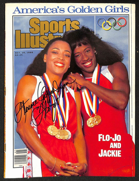Florence Griffith Joyner Signed 1988 Sports Illustrated No Label PSA/DNA