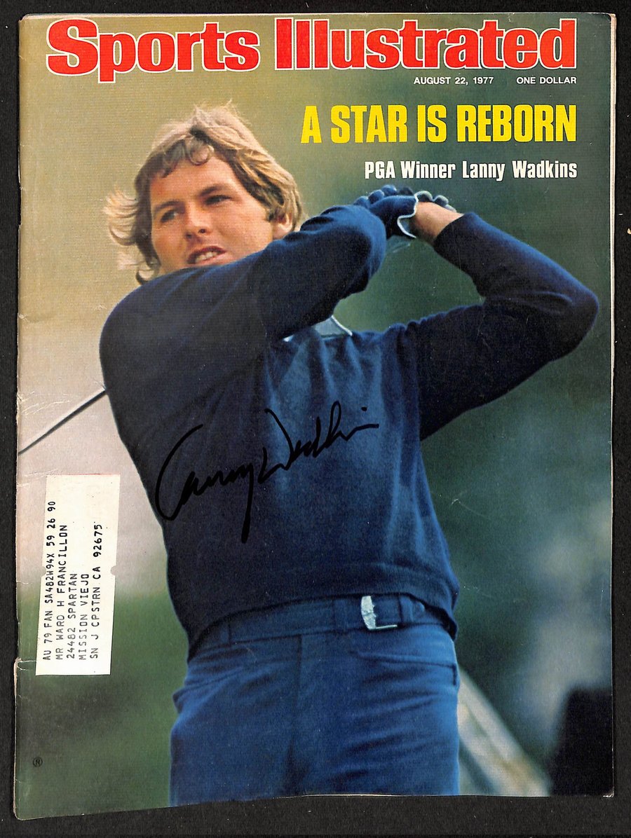 Lanny Wadkins Signed/Autographed 1977 Sports Illustrated JSA