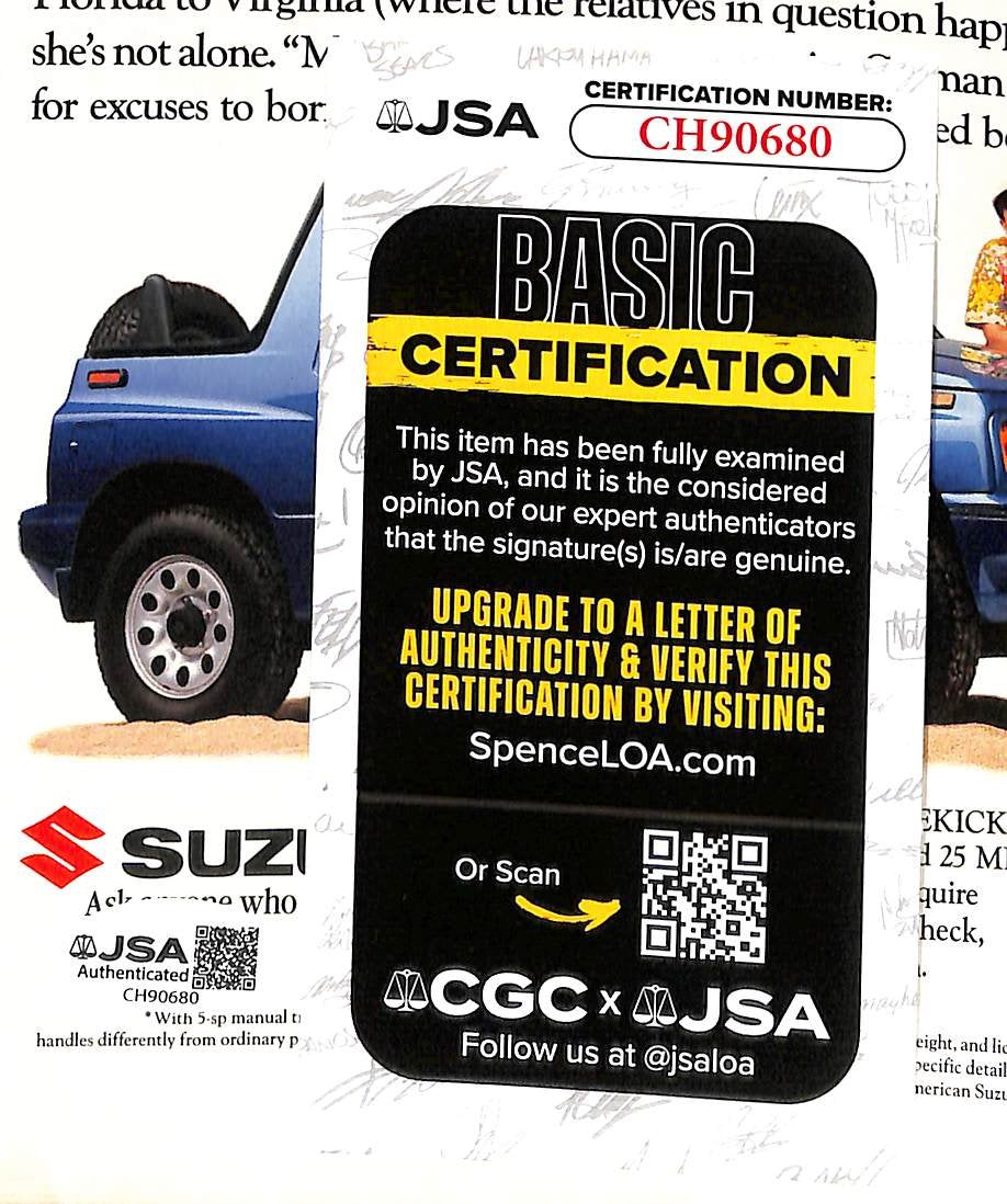 Tom Kite Signed/Autographed 1992 Sports Illustrated JSA