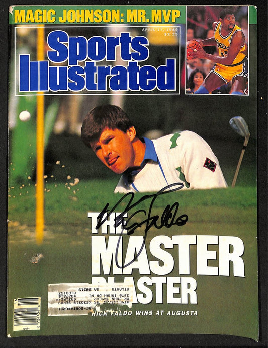 Nick Faldo Signed/Autographed 1989 Sports Illustrated JSA
