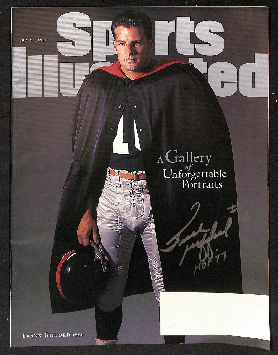 Frank Gifford HOF 77 Signed/Autographed 1997 Sports Illustrated JSA