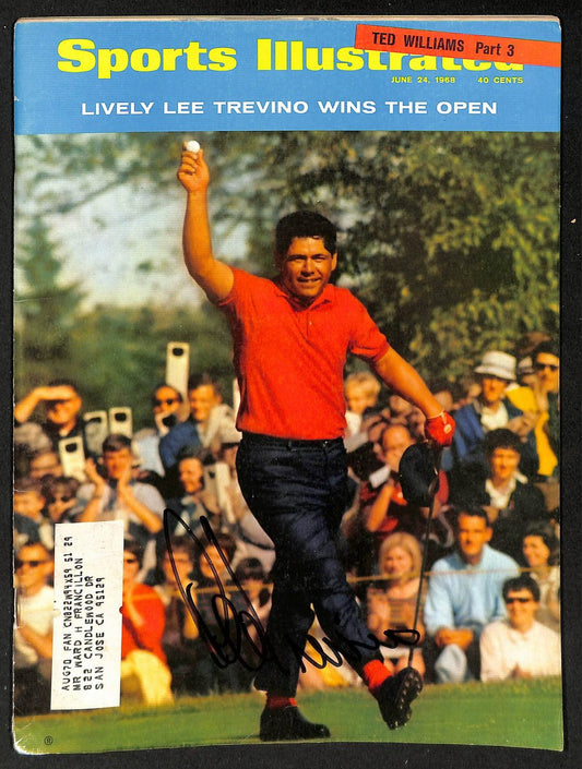 Lee Trevino Signed/Autographed 1968 Sports Illustrated Magazine JSA