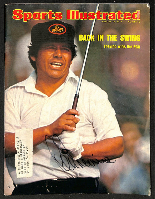 Lee Trevino Signed/Autographed 1974 Sports Illustrated Magazine JSA