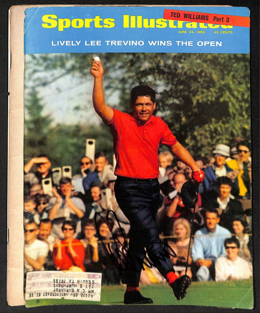 Lee Trevino Signed/Autographed 1968 Sports Illustrated Magazine JSA