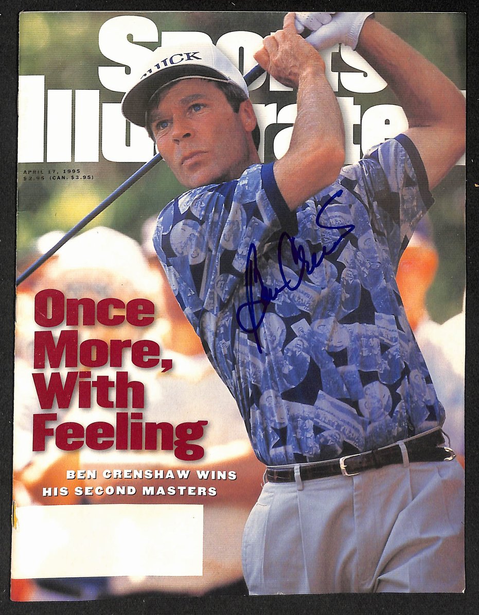 Ben Crenshaw Signed/Autographed 1995 Masters Sports Illustrated JSA