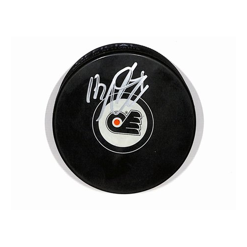 Blair Jones Philadelphia Flyers Autographed/Signed Hockey Puck BA187859
