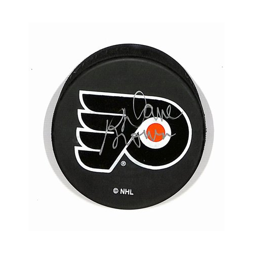 Dave Brown Philadelphia Flyers Autographed/Signed Hockey Puck BA187894