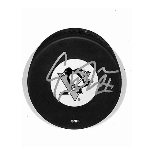Evgeni Malkin Pittsburgh Penguins Autographed/Signed Hockey Puck BA187918