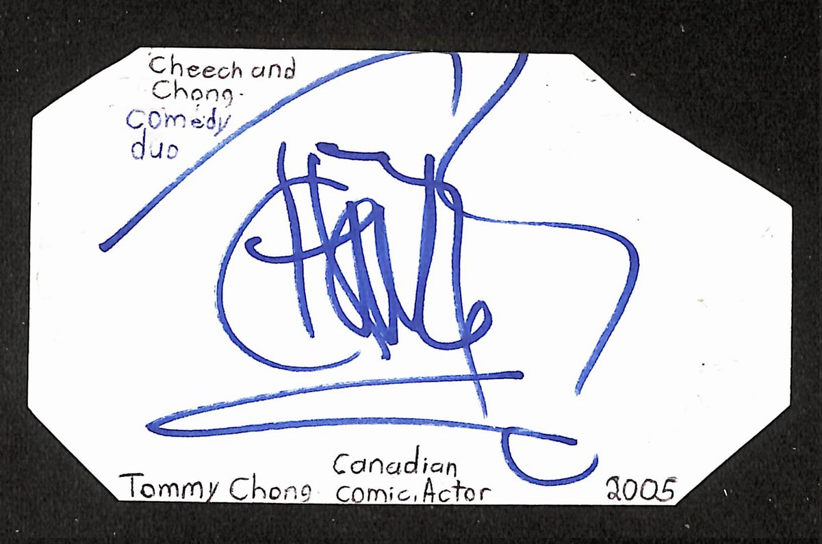Tommy Chong Signed/Autographed Cut Signature Actor JSA BA205467