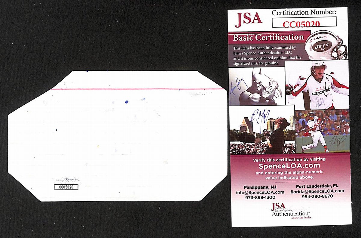 Tommy Chong Signed/Autographed Cut Signature Actor JSA BA205467