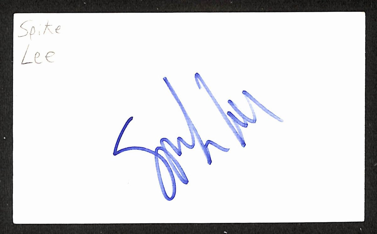 Spike Lee Signed/Autographed 3x5 Index Card Knicks JSA BA205469