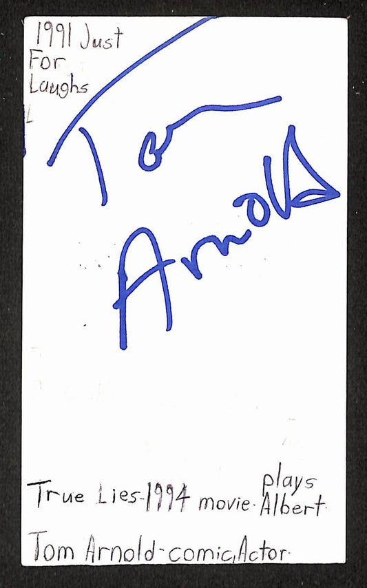 Tom Arnold Signed/Autographed Cut Signature Actor JSA BA205470